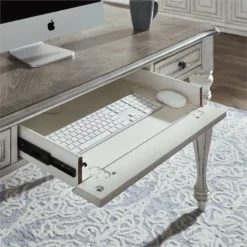 Magnolia Manor White Writing Desk -CYMAX Sales 1886585 7 L