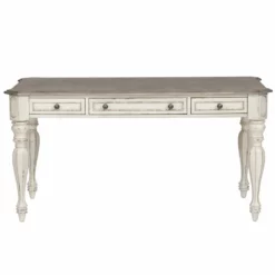 Magnolia Manor White Writing Desk