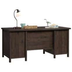 Sauder Costa Engineered Wood Executive Desk In Chalked Chestnut -CYMAX Sales 1890650 14 L