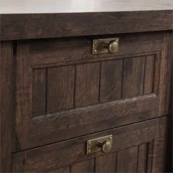 Sauder Costa Engineered Wood Executive Desk In Chalked Chestnut -CYMAX Sales 1890650 18 L