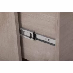 Bush Furniture Key West 2 Piece 54" Single Pedestal Desk And File Cabinet Set In Washed Gray -CYMAX Sales 1890707 14 L