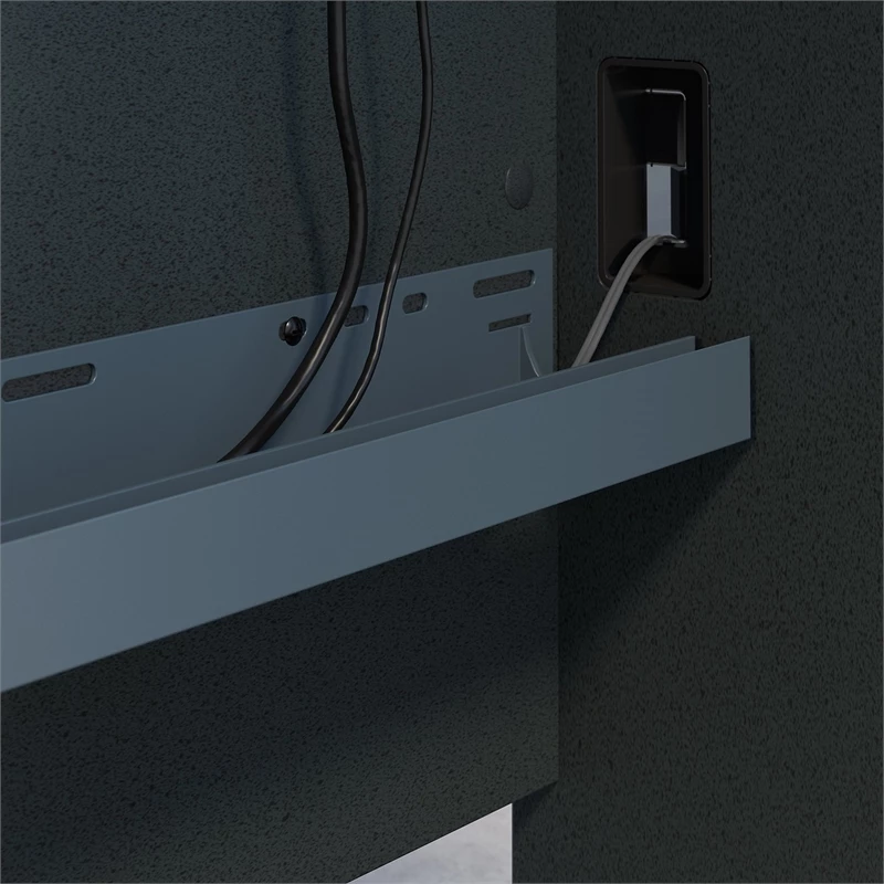 Bush Business Furniture Series 2 Piece Corner Desk And Shelf Bookcase Set In Hansen Cherry 12 Bush Business Furniture Series 2 Piece Corner Desk And Shelf Bookcase Set In Hansen Cherry - Image 10