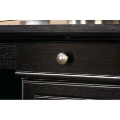 Edge Water 2 Piece Oak L Shaped Desk And Black Library Bookcase -CYMAX Sales 1902665 11 L