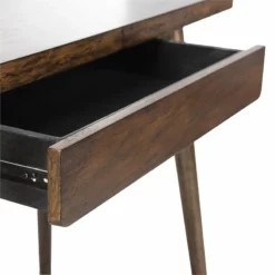 Safavieh Parker Writing Desk In Dark Walnut And Gold -CYMAX Sales 1906153 17 L