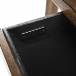 Safavieh Parker Writing Desk In Dark Walnut And Gold -CYMAX Sales 1906153 18 L