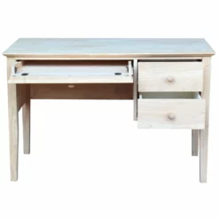International Concepts Brooklyn Unfinished Writing Desk -CYMAX Sales 1906459 11 L