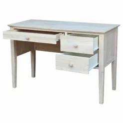 International Concepts Brooklyn Unfinished Writing Desk -CYMAX Sales 1906459 13 L