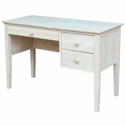 International Concepts Brooklyn Unfinished Writing Desk -CYMAX Sales 1906459 L