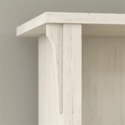 Bush Furniture Salinas 60W L Shaped Desk With Hutch And Bookcase In Cape Cod Gray -CYMAX Sales 1912840 3 L