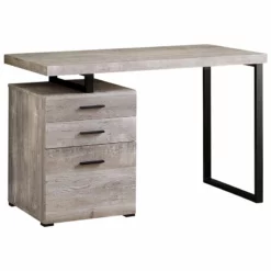 Computer Desk Home Office Laptop Storage Drawers 48"L Work Metal Beige -CYMAX Sales 1916755 L 1