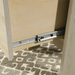 Sauder Trestle Executive Desk In Vintage Oak -CYMAX Sales 1922469 18 L