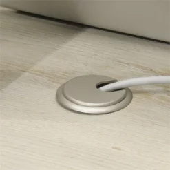 Sauder Trestle Executive Desk In Vintage Oak -CYMAX Sales 1922469 20 L