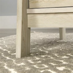 Sauder Trestle Executive Desk In Vintage Oak -CYMAX Sales 1922469 23 L