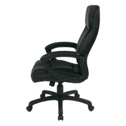 Executive High Back Burgundy Red Bonded Leather Office Chair -CYMAX Sales 192425 4 L