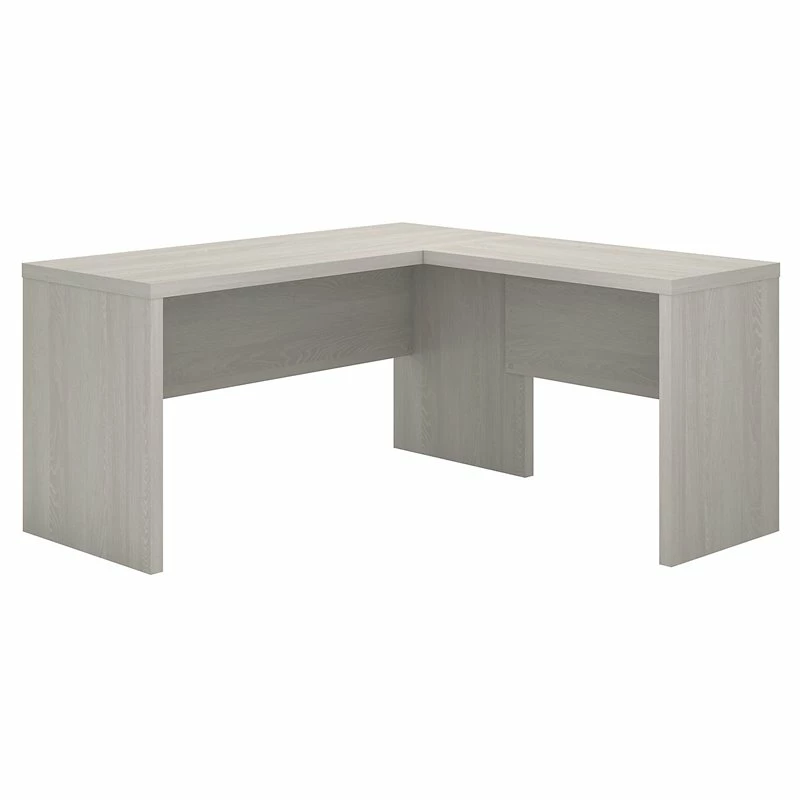 Office By Kathy Ireland Echo L Shaped Desk In Gray Sand - Engineered Wood 3 Office By Kathy Ireland Echo L Shaped Desk In Gray Sand - Engineered Wood