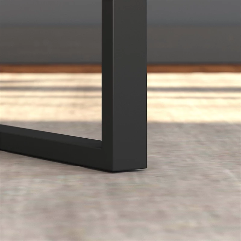 Bush Furniture Latitude 60W Writing Desk In Rustic Brown 6 Bush Furniture Latitude 60W Writing Desk In Rustic Brown - Image 4