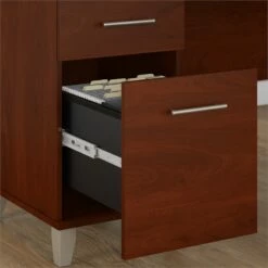 Bush Furniture Somerset 72W 3 Position Sit To Stand L Desk In Hansen Cherry -CYMAX Sales 1925040 4 L