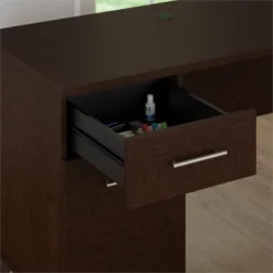 Somerset 72W Desk With Hutch And Bookcase In Fresh Walnut - Engineered Wood -CYMAX Sales 1925055 4 L 1