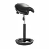 Safco Twixt Saddle Seat Stool Extended Height 3006BV Black Vinyl 2 Safco Twixt Saddle Seat Stool Extended Height 3006BV Black Vinyl -CYMAX Sales 1925108 L