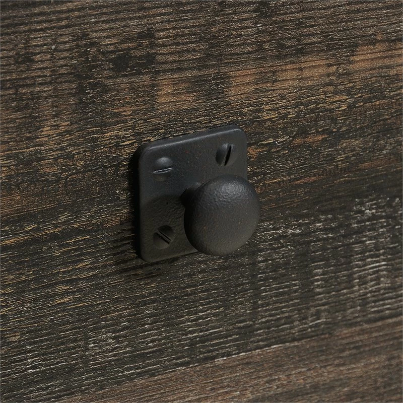 Sauder Steel River Writing Desk In Carbon Oak And Black 10 Sauder Steel River Writing Desk In Carbon Oak And Black - Image 8