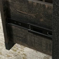 Sauder Steel River Writing Desk In Carbon Oak And Black 29 Sauder Steel River Writing Desk In Carbon Oak And Black -CYMAX Sales 1927296 20 L