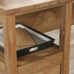 Sauder Cannery Bridge Engineered Wood L Shaped Desk In Sindoori Mango/Natural -CYMAX Sales 1927308 17 L