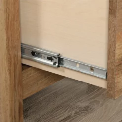 Sauder Cannery Bridge Engineered Wood L Shaped Desk In Sindoori Mango/Natural -CYMAX Sales 1927308 20 L