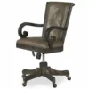 Beaumont Lane Upholstered Desk Chair In Weathered Peppercorn -CYMAX Sales 1937196 L
