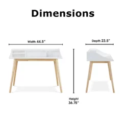 Adore Decor Alton Desk White -CYMAX Sales 1950686 9 L