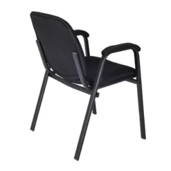 Ace Stack Chair (4 Pack)- Midnight Black -CYMAX Sales 1951357 2 L