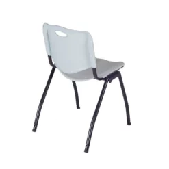 'M' Stack Chair (40 Pack)- Grey -CYMAX Sales 1951378 3 L