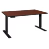 Regency Esteem 66" Height Adjustable Power Desk- Cherry 1 Regency Esteem 66" Height Adjustable Power Desk- Cherry -CYMAX Sales 1951428 L