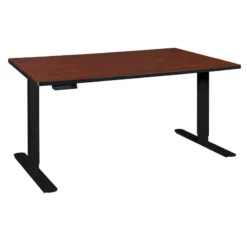 Regency Esteem 66" Height Adjustable Power Desk- Cherry