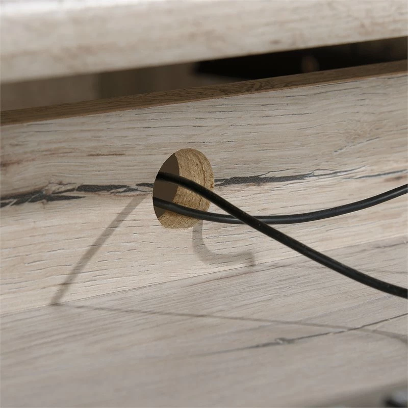 Sauder Palladia Engineered Wood Computer Desk With Hutch In Split Oak 5 Sauder Palladia Engineered Wood Computer Desk With Hutch In Split Oak - Image 3