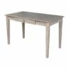 International Concepts Unfinished Writing Desk With Drawer -CYMAX Sales 1955343 L