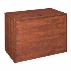 Regency Legacy 42" Desk Shell- Cherry/Red With Laminate Finish -CYMAX Sales 1956608 2 L