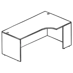 Regency Legacy 71" Right Corner Credenza Shell- Mahogany -CYMAX Sales 1956623 L