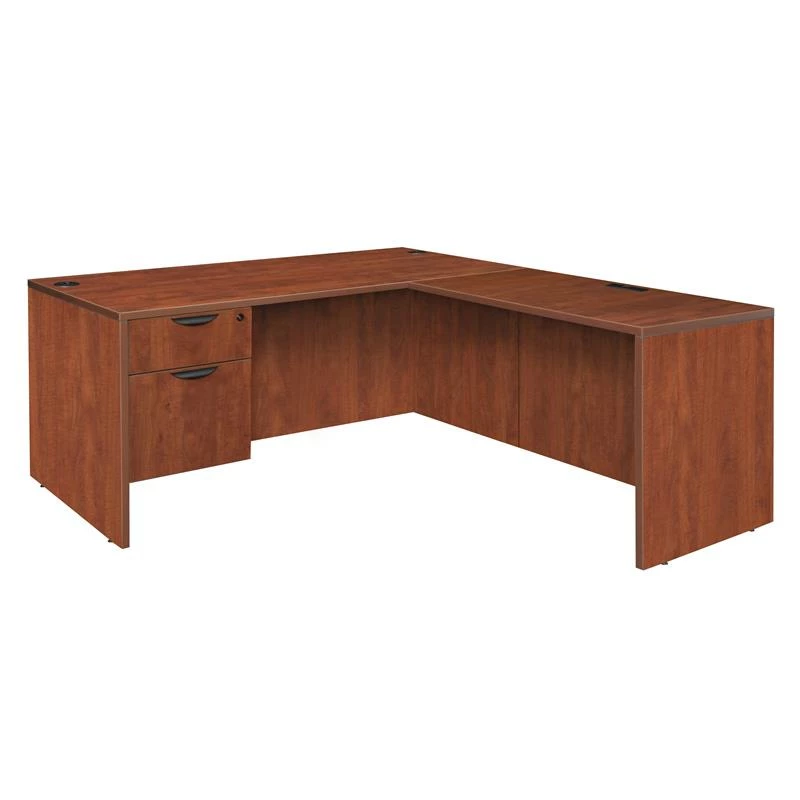 Regency Legacy 60" Single Pedestal L-Desk With 47" Return- Cherry 3 Regency Legacy 60" Single Pedestal L-Desk With 47" Return- Cherry