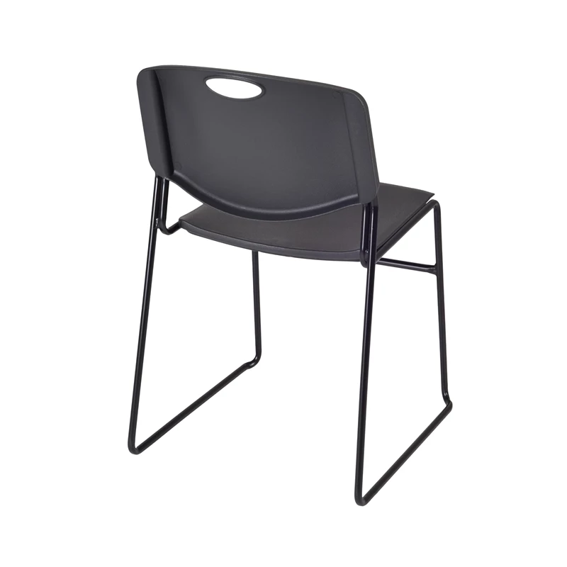 Kee 48" X 30" Adjustable Mobile Student Table - Grey & 2 Zeng Chairs- Black 4 Kee 48" X 30" Adjustable Mobile Student Table - Grey & 2 Zeng Chairs- Black - Image 2