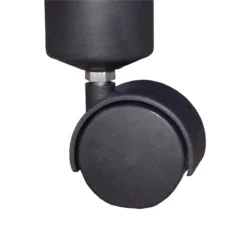 Regency Kee 66" Adjustable Mobile Table-Brown & Andy 12-in Chairs-Blue -CYMAX Sales 1962205 12 L