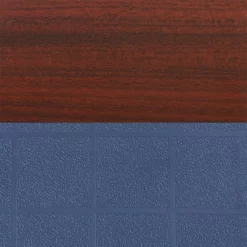 Regency Kee 66" Adjustable Mobile Table-Brown & Andy 12-in Chairs-Blue -CYMAX Sales 1962205 8 L