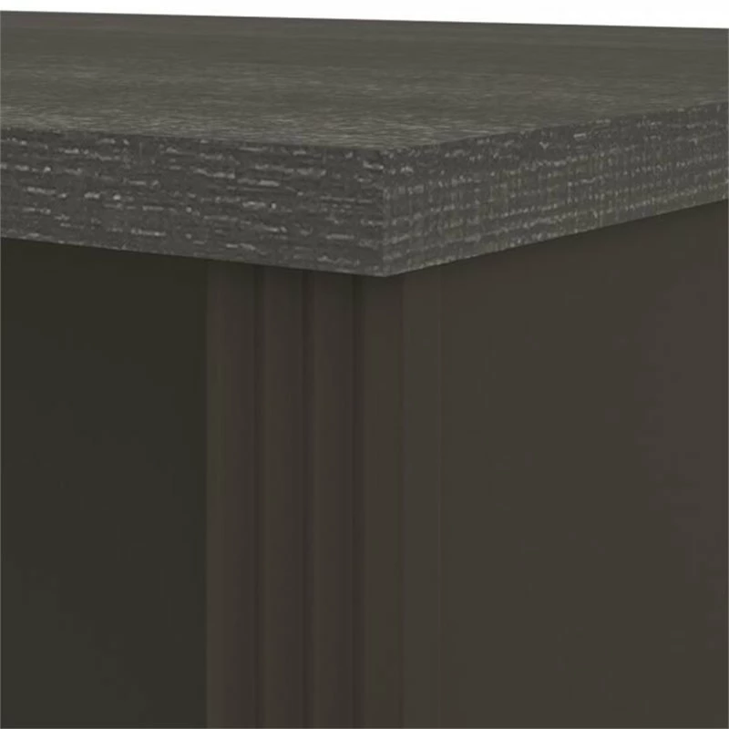 Bestar Prestige Plus Credenza Desk In Bark Gray And Slate 8 Bestar Prestige Plus Credenza Desk In Bark Gray And Slate - Image 6