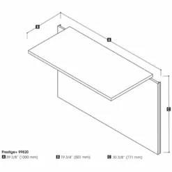 Bestar Prestige Plus Return Bridge In White Chocolate And Antigua -CYMAX Sales 1962814 3 L