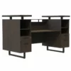 Safco Mirella Modern Wood Reception Desk In Southern Tobacco