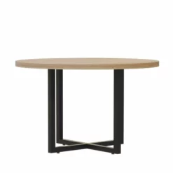 Safco Mirella 42" Round Conference Table In Sand Dune