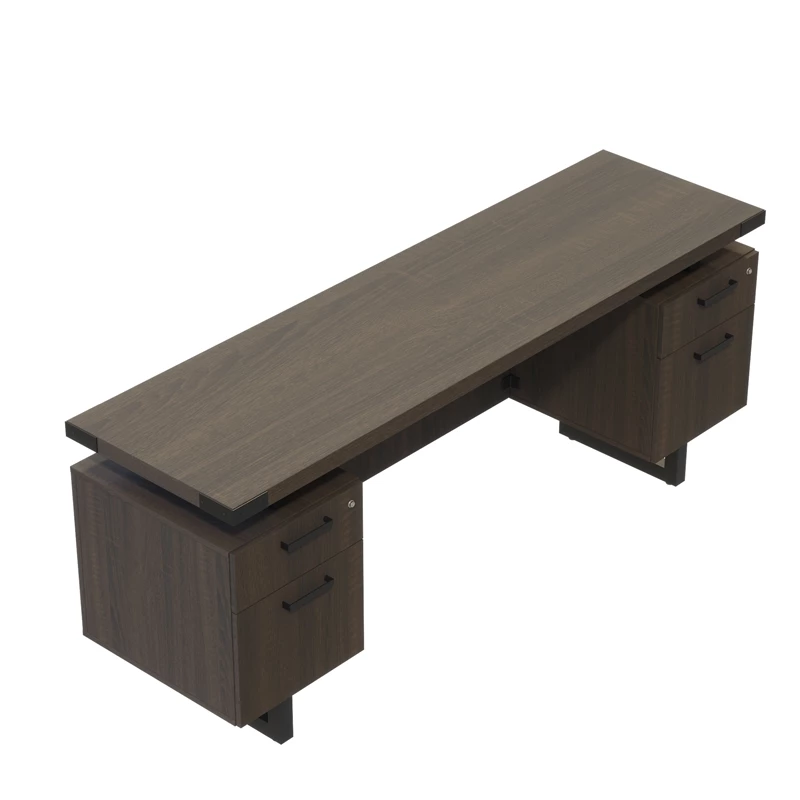 Safco Mirella Modern Wood Free Standing Credenza In Southern Tobacco 4 Safco Mirella Modern Wood Free Standing Credenza In Southern Tobacco - Image 2