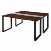 Structure 66 In. X 24 In. Benching System - Cherry/ Black 1 Structure 66 In. X 24 In. Benching System - Cherry/ Black -CYMAX Sales 1966196 L