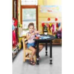 Ferris 26 In. X 24 In. Height Adjustable Student Desk With Book Storage- Grey 26 Ferris 26 In. X 24 In. Height Adjustable Student Desk With Book Storage- Grey -CYMAX Sales 1966522 8 L