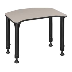 Ferris 26 In. X 24 In. Height Adjustable Student Desk- Maple -CYMAX Sales 1966562 15 L