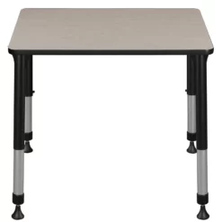 18.5 In. X 26 In. Rectangle Height Adjustable School Desk- Maple 27 18.5 In. X 26 In. Rectangle Height Adjustable School Desk- Maple -CYMAX Sales 1966563 9 L